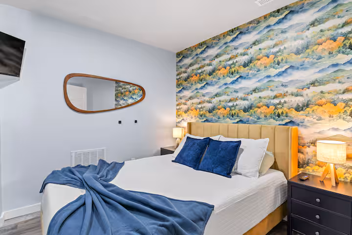 Brookside Vacation Rental Bedroom 1